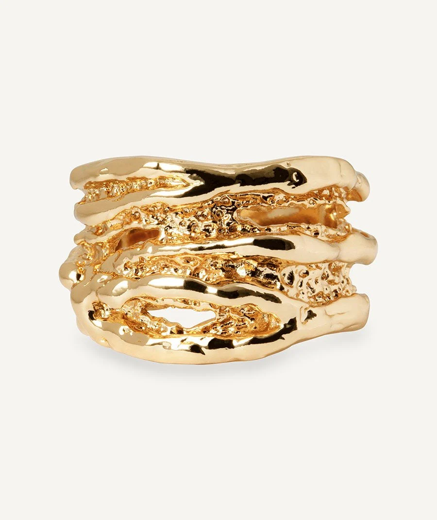 Anillo ancho textura Sal Organic - Image 4