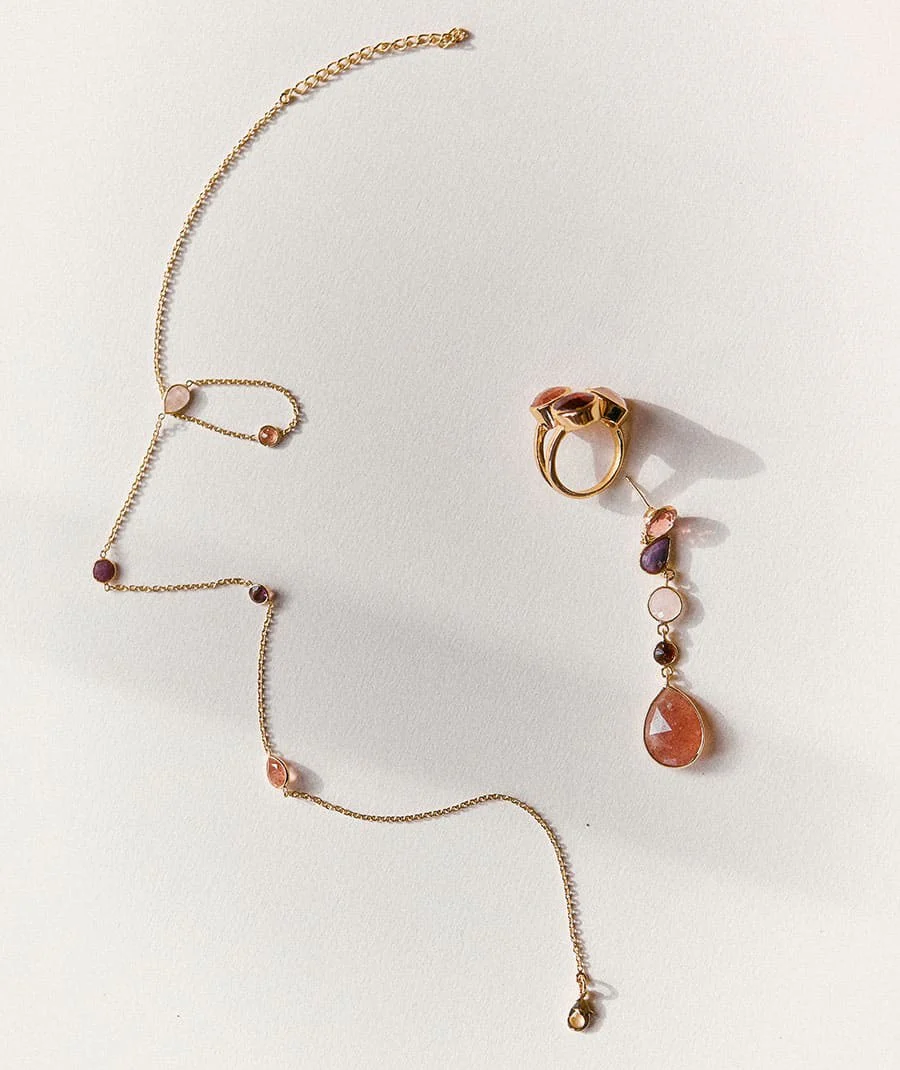 Anillo Loreto cuarzo y circonita - Image 4