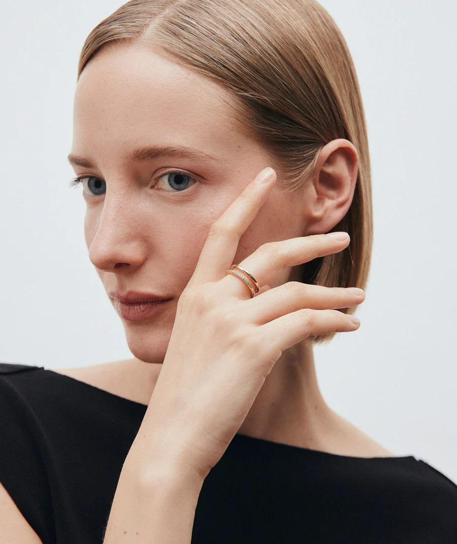 Anillo Tira Circonitas Lisa - Image 3