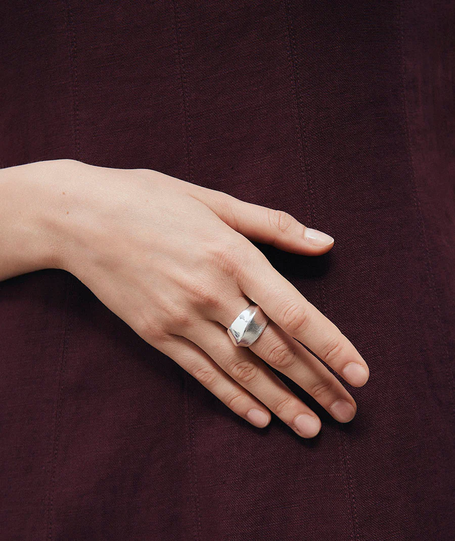 Anillo Volumen Textura Dual - Image 4