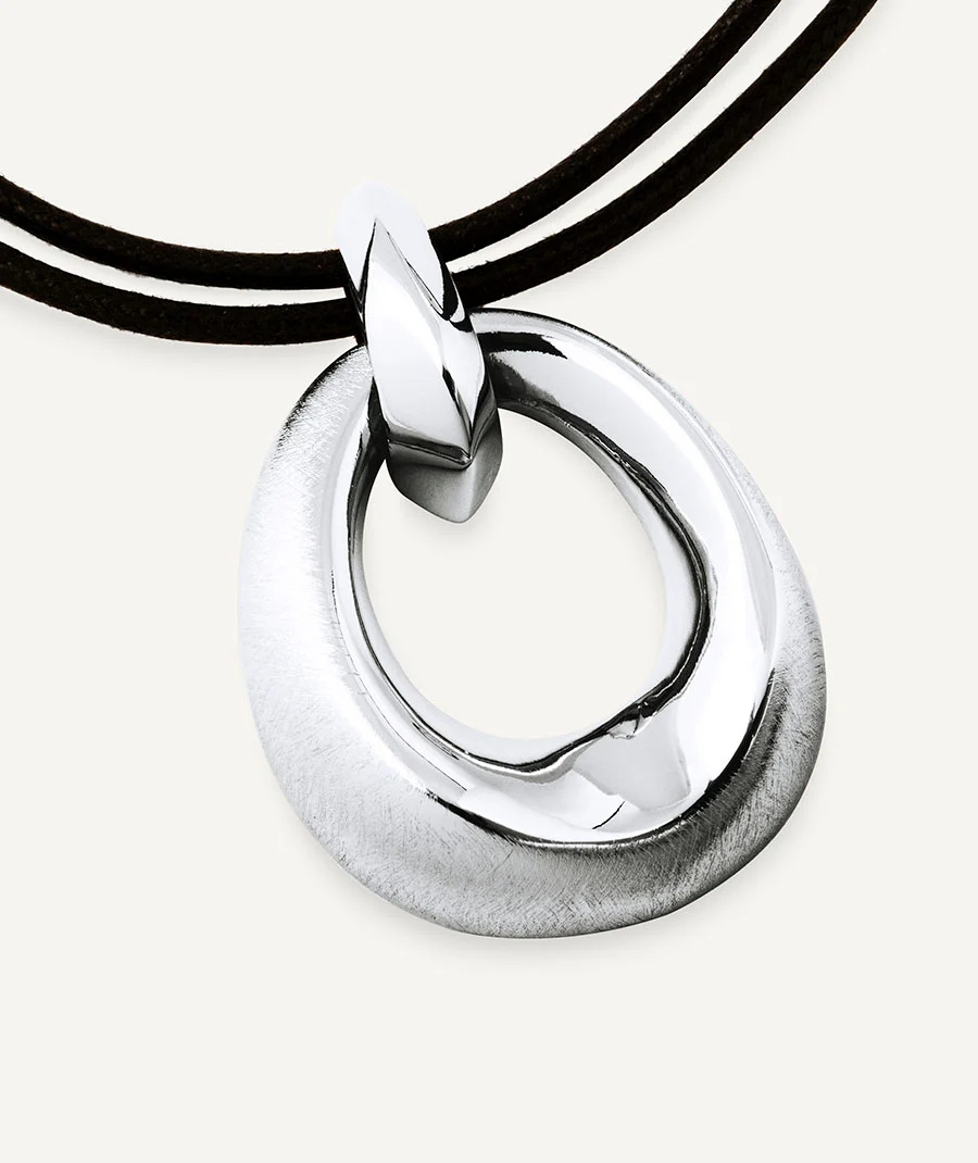 Colgante oval Volumen Textura Dual - Image 4