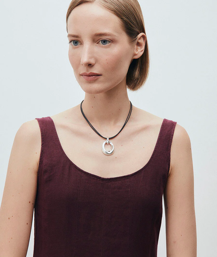 Colgante oval Volumen Textura Dual - Image 5