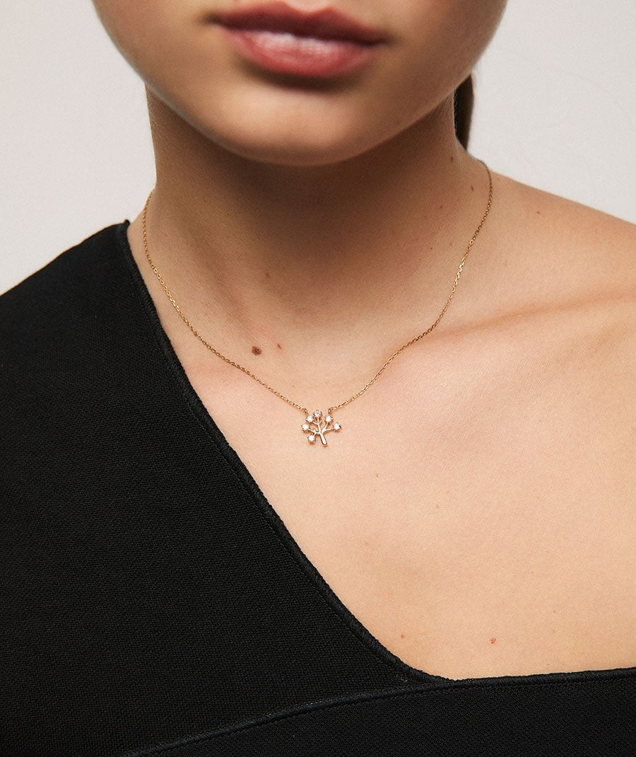 Collar Árbol con circonita - Image 3