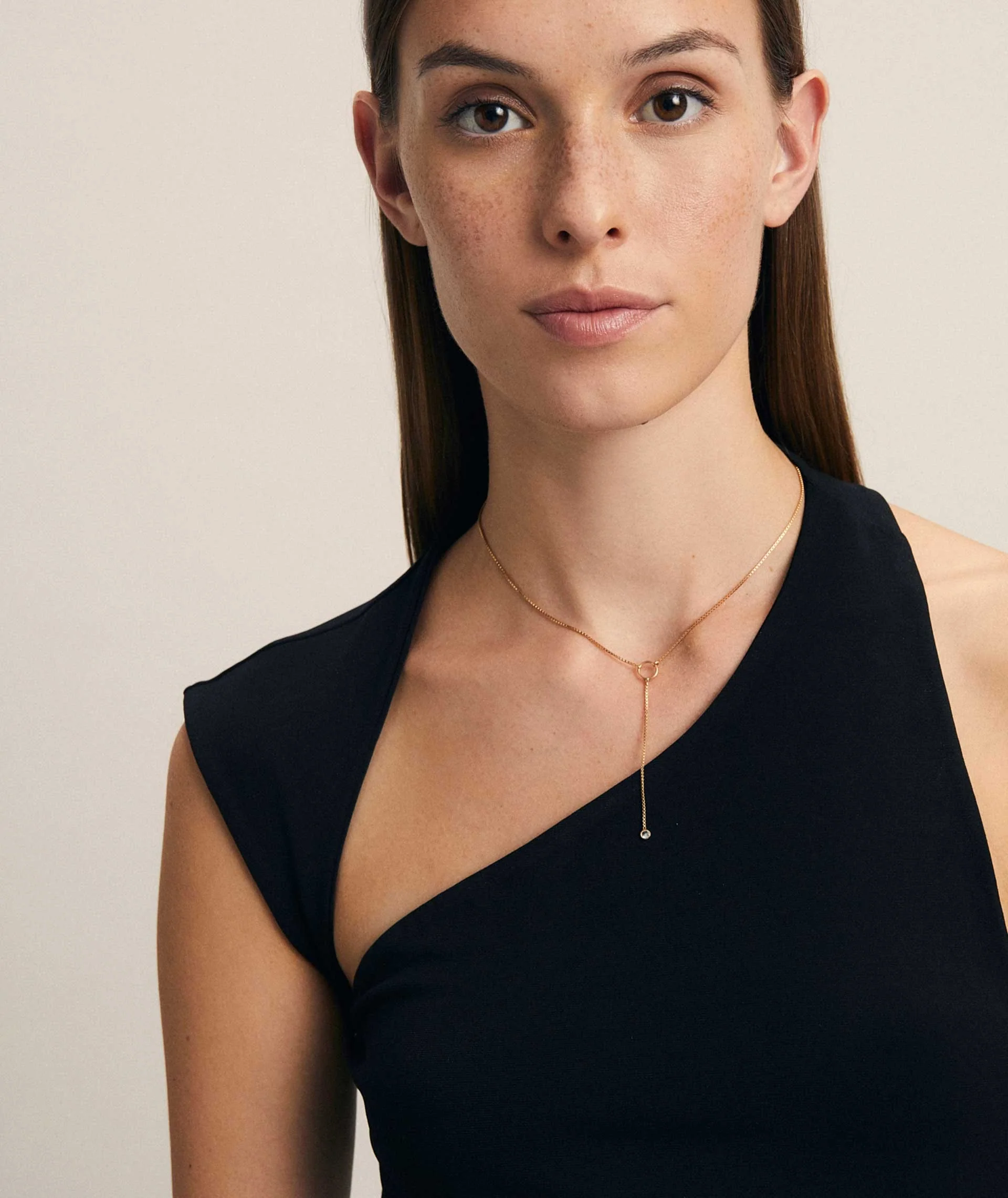 Collar Helena cadena colgante circonita - Image 3