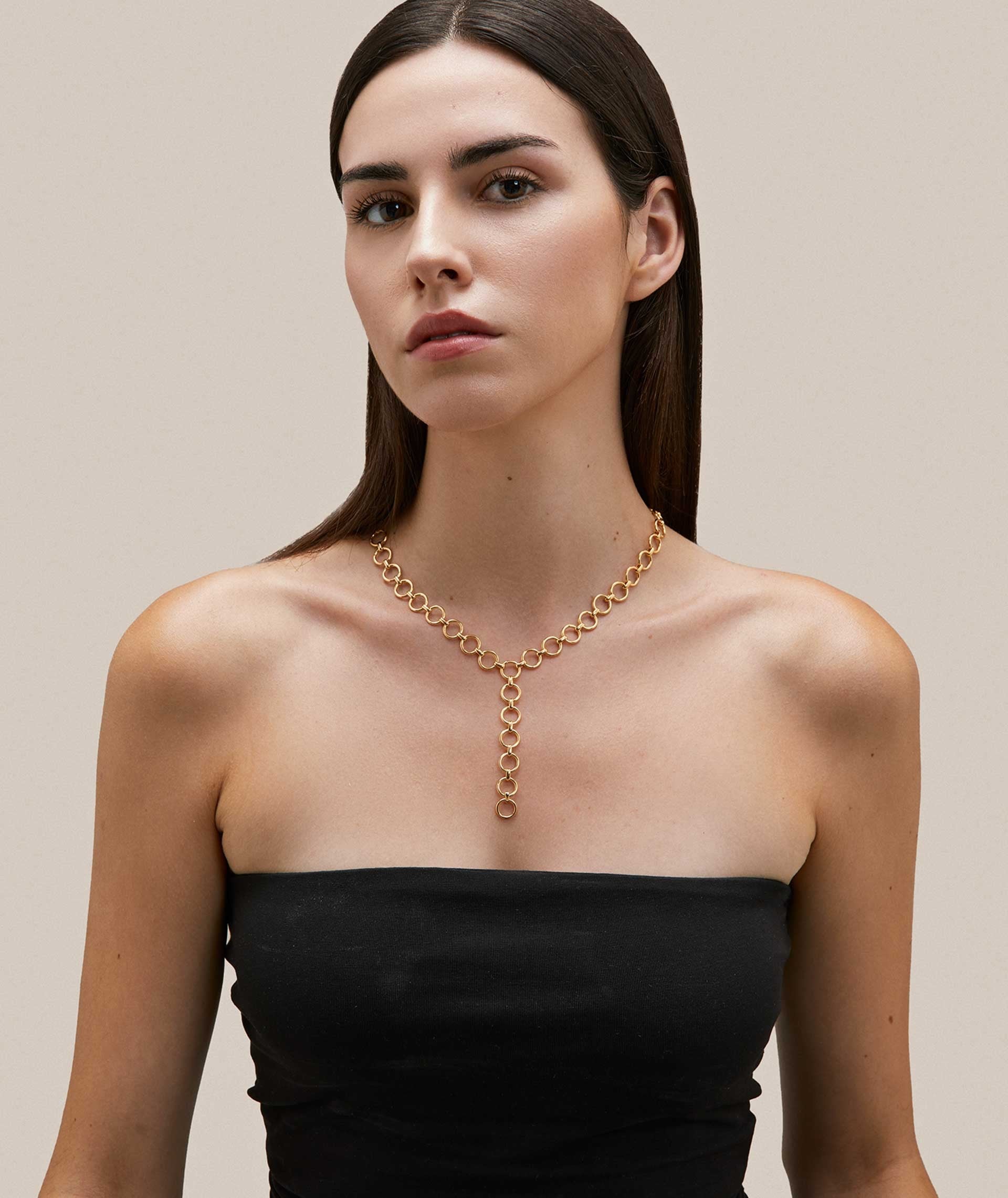 Collar Lea eslabones lisos circulares - Image 3