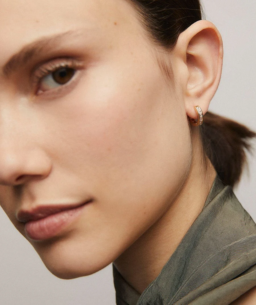 Pendientes Aro Circonitas - Image 3