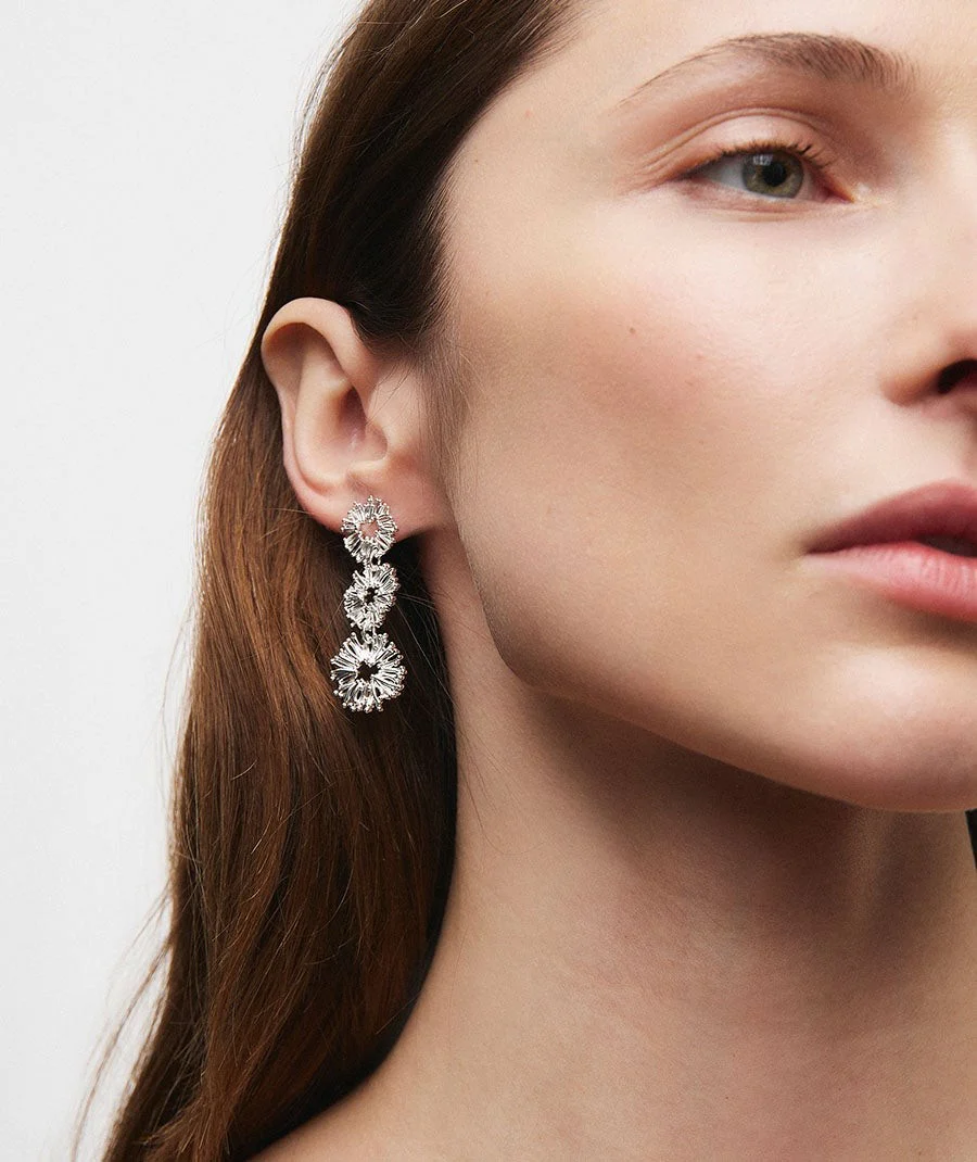 Pendientes largos flores Estiu Organic - Image 3