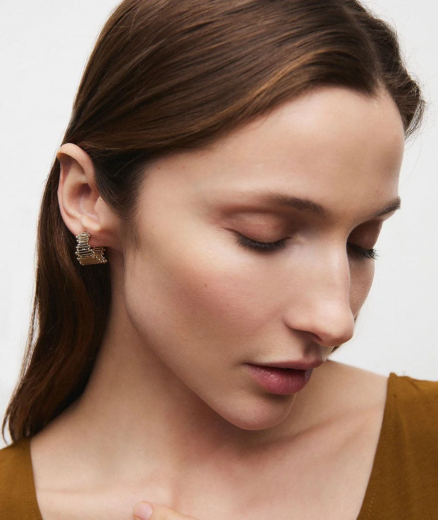 Pendientes medialuna Ombra Organic - Image 3