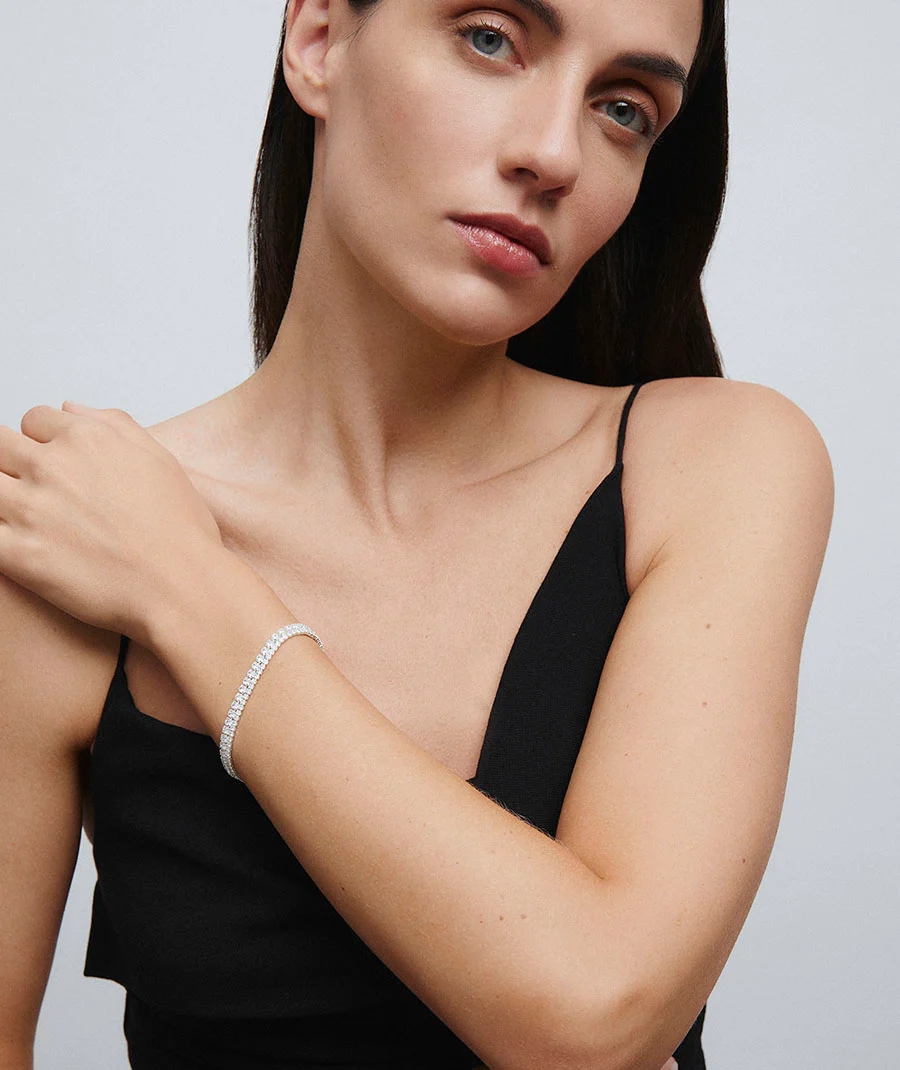 Pulsera fina Lucent de circonitas - Image 3